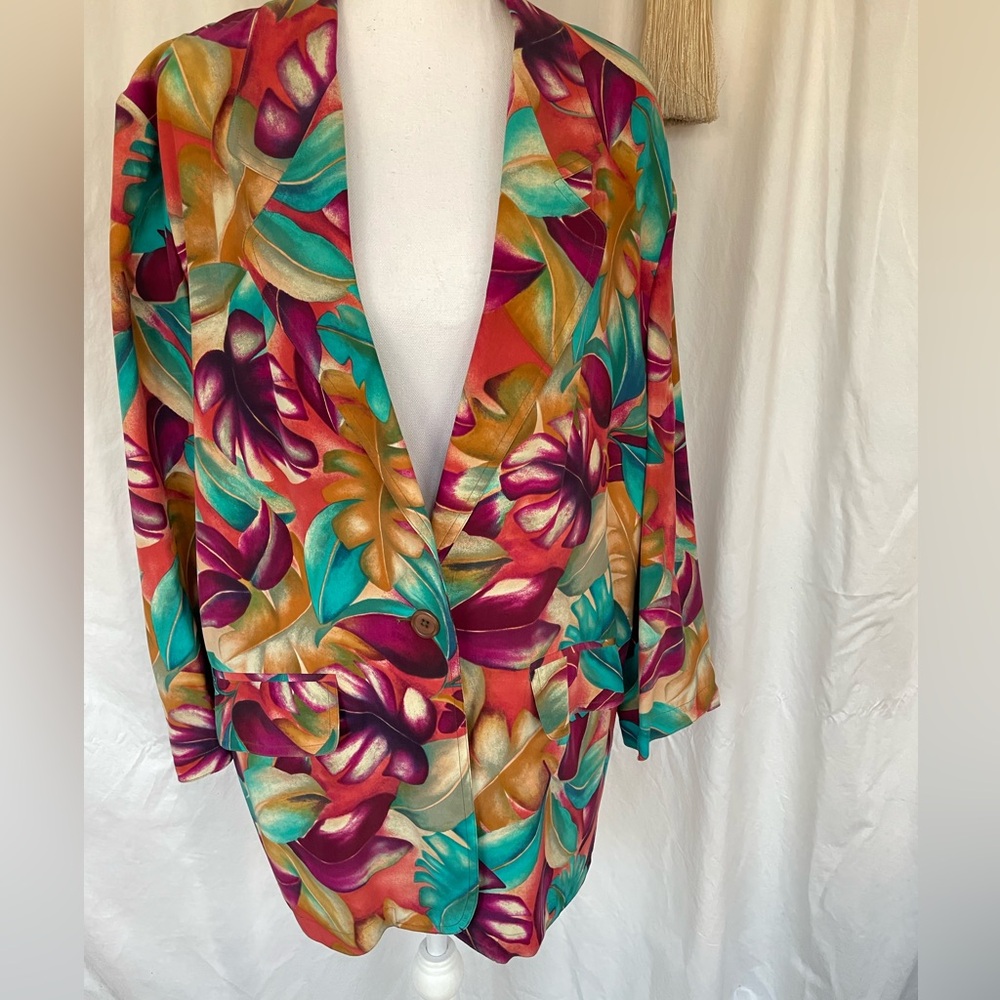 Liz Claiborne Silk Blazer